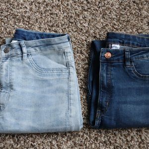 H&M Divide Women's High Rise Jeans Bundle Size 10